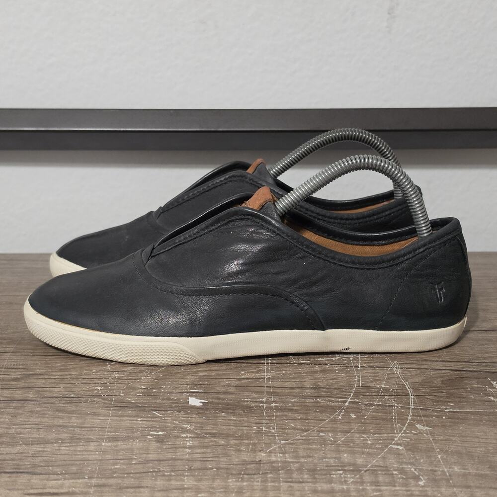 Frye Maya CVO Slip-On Women's Casual Leather Shoes Sneakers Size 8.5 Black